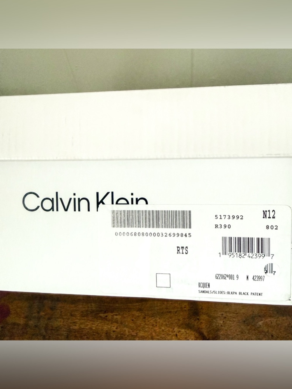 NWT Calvin Klein Quen Ankle Strap Block Heel Sandal - Picture 8 of 8